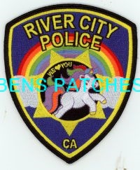 CALIFORNIA,RIVER CITY POLICE FANTASY PATCH 1